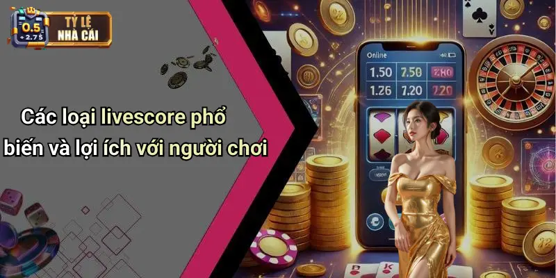 Các loại livescore phổ biến và lợi ích với người chơi