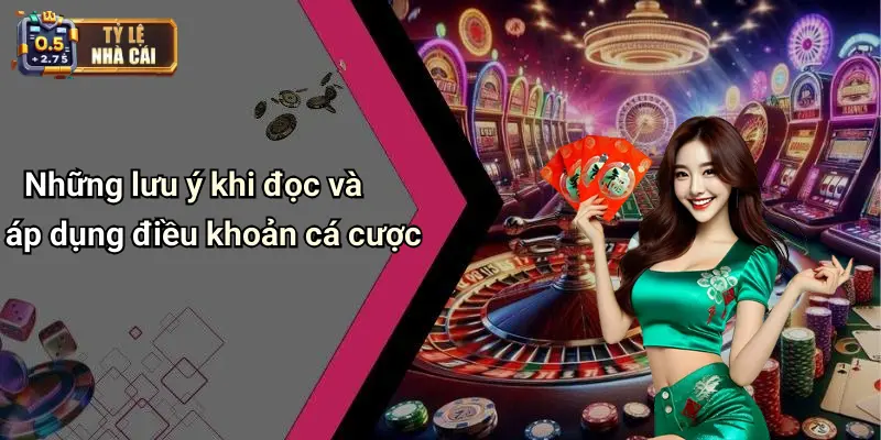 Những lưu ý khi đọc và áp dụng điều khoản cá cược