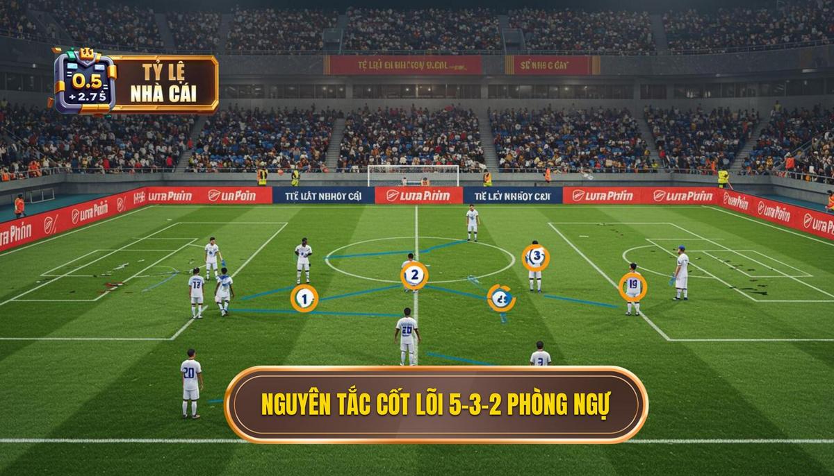 Định Nghĩa và Nguyên Tắc Cốt Lõi của 5-3-2 Phòng Ngự