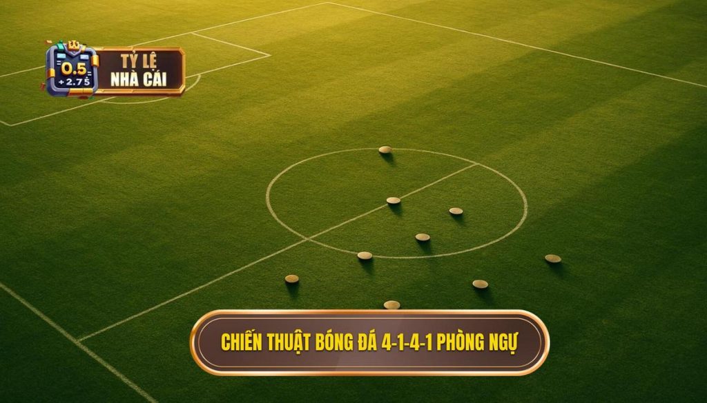 Chiến thuật bóng đá 4-1-4-1 phòng ngự
