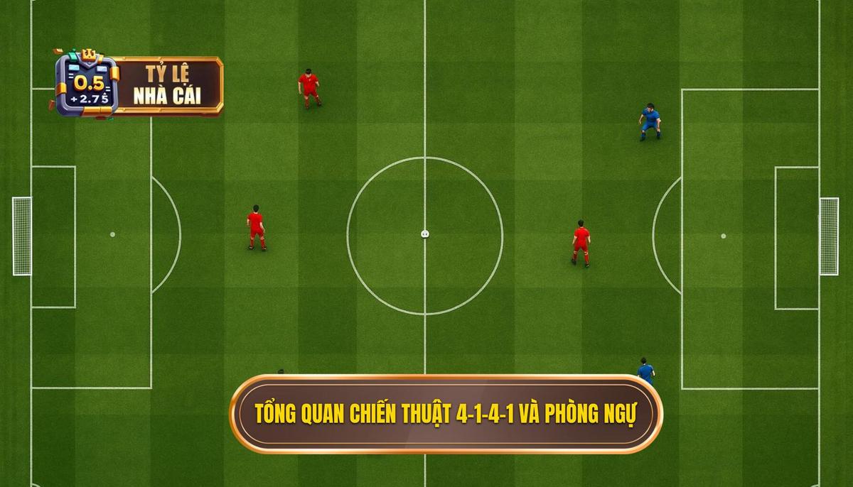 Giới Thiệu Tổng Quan về Chiến thuật 4-1-4-1 và Triết Lý Phòng Ngự