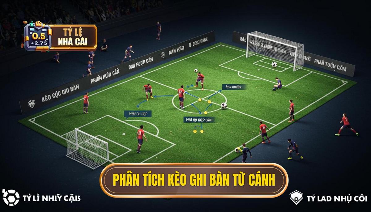 Phân tích cơ bản về Kèo cược ghi bàn từ phối hợp cánh