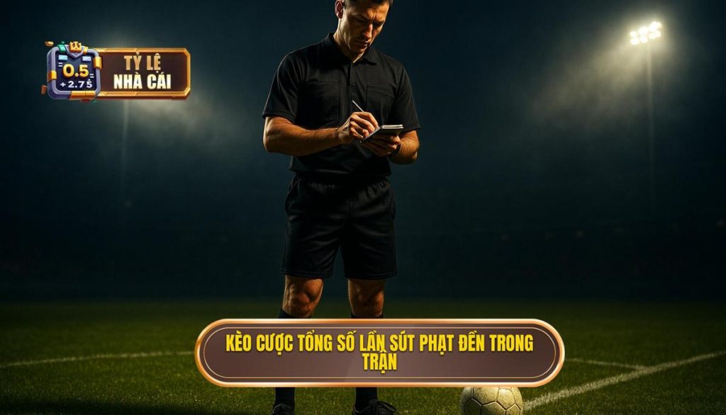 Kèo cược tổng số lần sút phạt đền trong trận