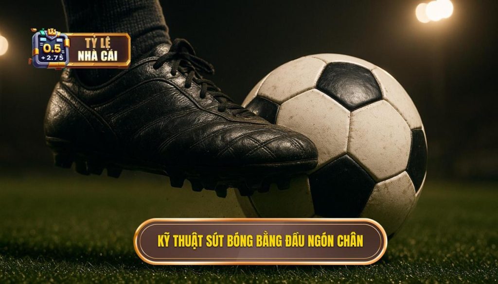 Kỹ thuật sút bóng bằng đầu ngón chân