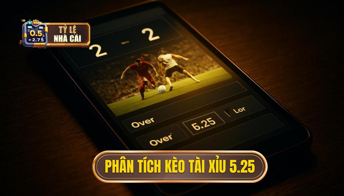Phân Tích Chuyên Sâu Kèo Tài Xỉu 5.25