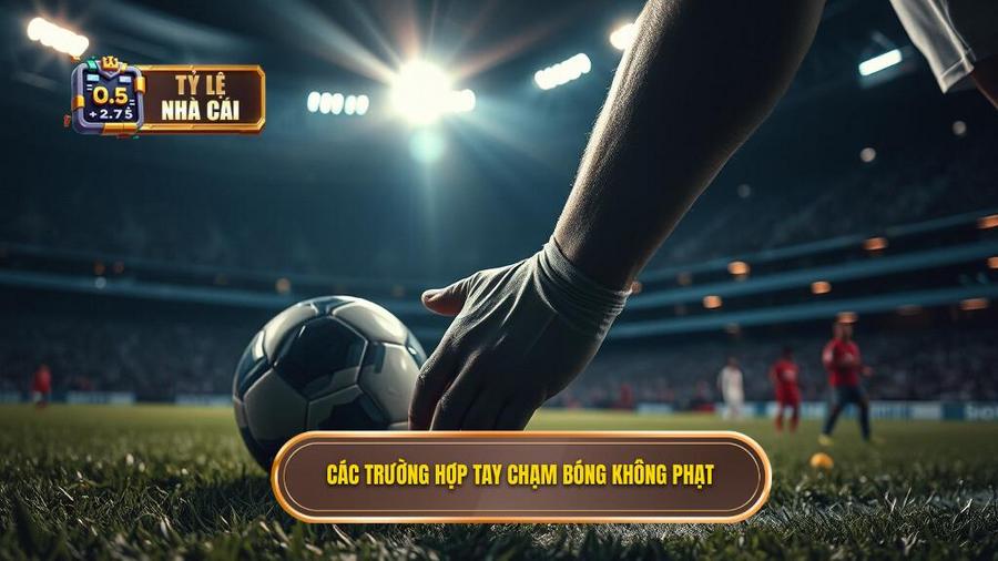 2. Các trường hợp tay chạm bóng không phạt