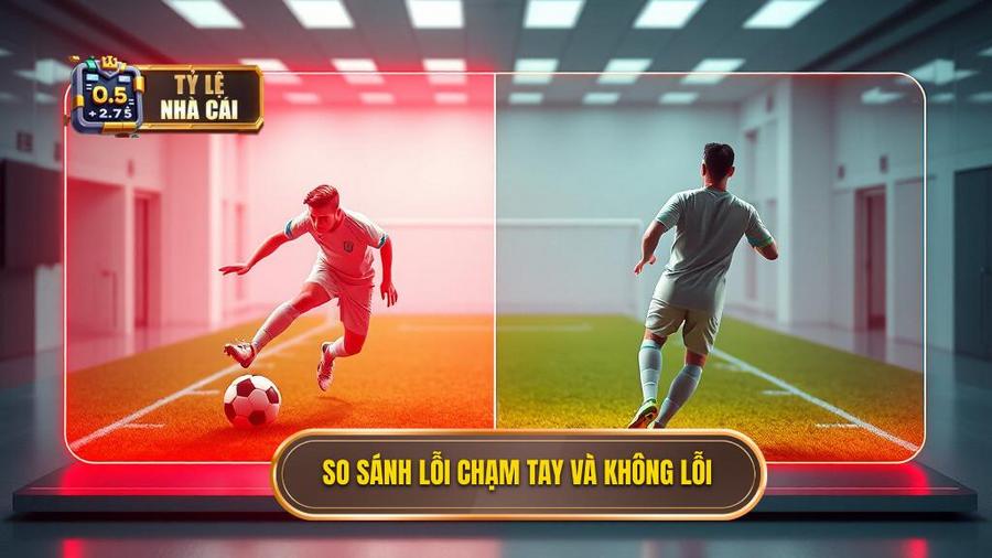 3. So sánh lỗi chạm tay và không lỗi