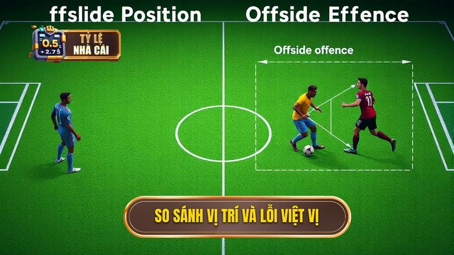 3. So sánh vị trí và lỗi việt vị