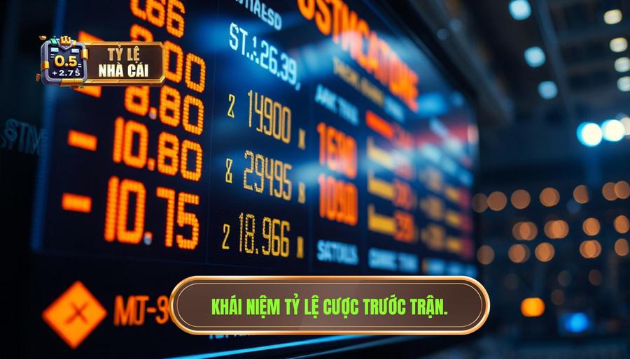 Khái niệm tỷ lệ cược trước trận