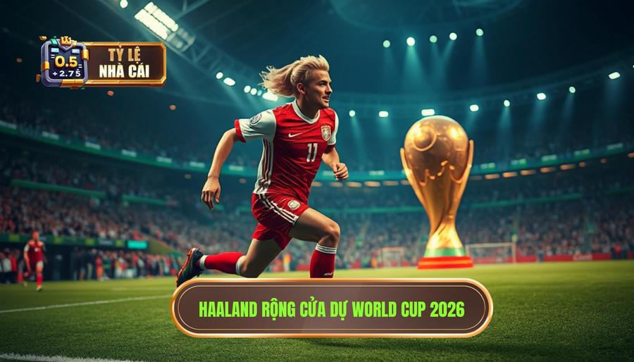 Haaland rộng cửa dự World Cup 2026